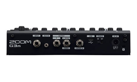 Procesador multiefectos Zoom G3n, panel posterior
